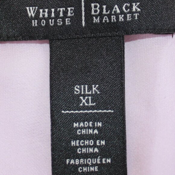 #325 White House Black Market Pink Dressy Tank Size XL - Picture 8 of 10